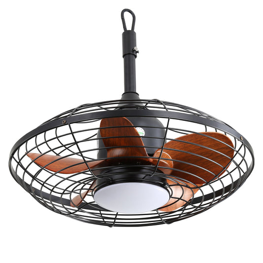 20" Outdoor Ceiling Fan with LED Light & Remote – 18W 3CCT, Reversible DC Motor & Weatherproof | Patio & Pergola