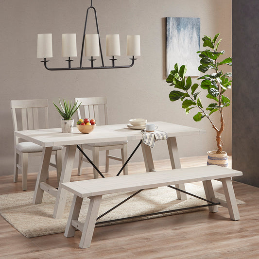 5-Light Modern Farmhouse Linear Chandelier – Drum Shades & Oil Rubbed Bronze | Kitchen Island & Dining Room