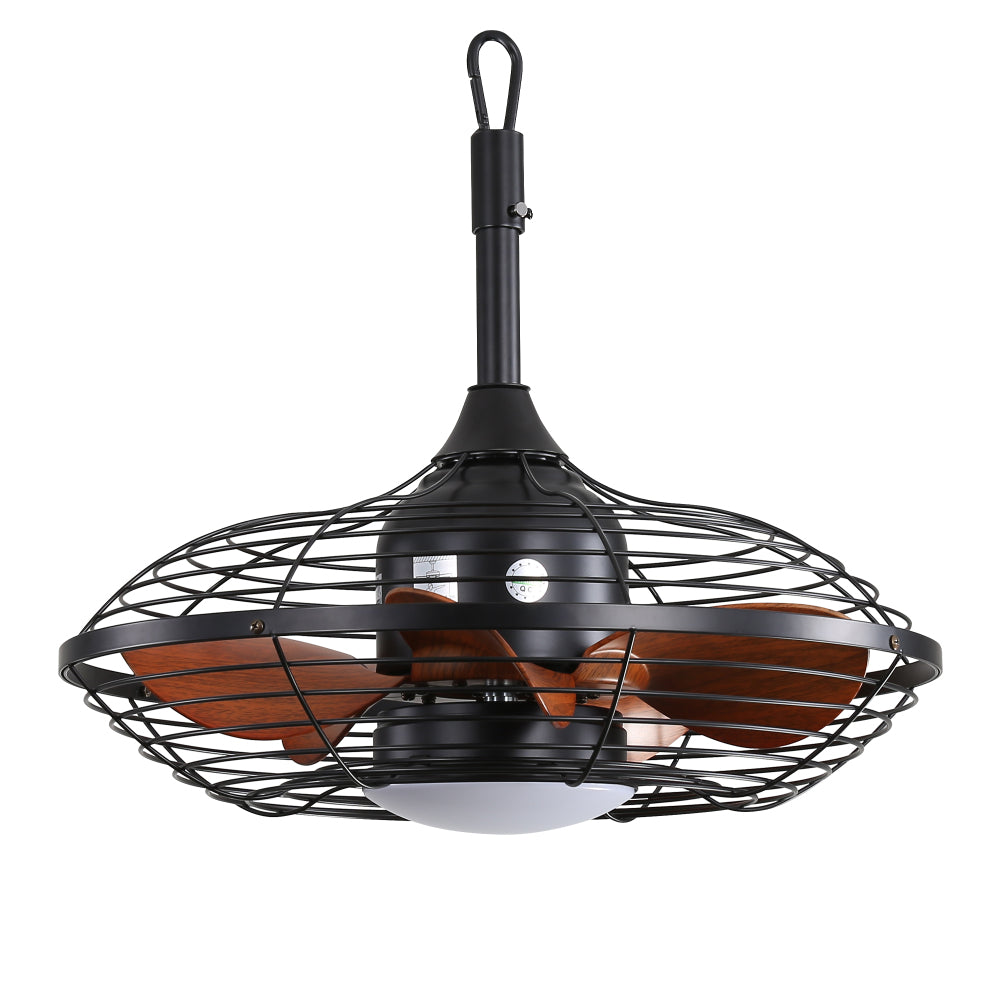 20" Outdoor Ceiling Fan with LED Light & Remote – 18W 3CCT, Reversible DC Motor & Weatherproof | Patio & Pergola