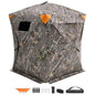 270° See-Through Hunting Blind | 1–2 Person Pop-Up Ground Blind for Deer & Turkey with Carry Bag