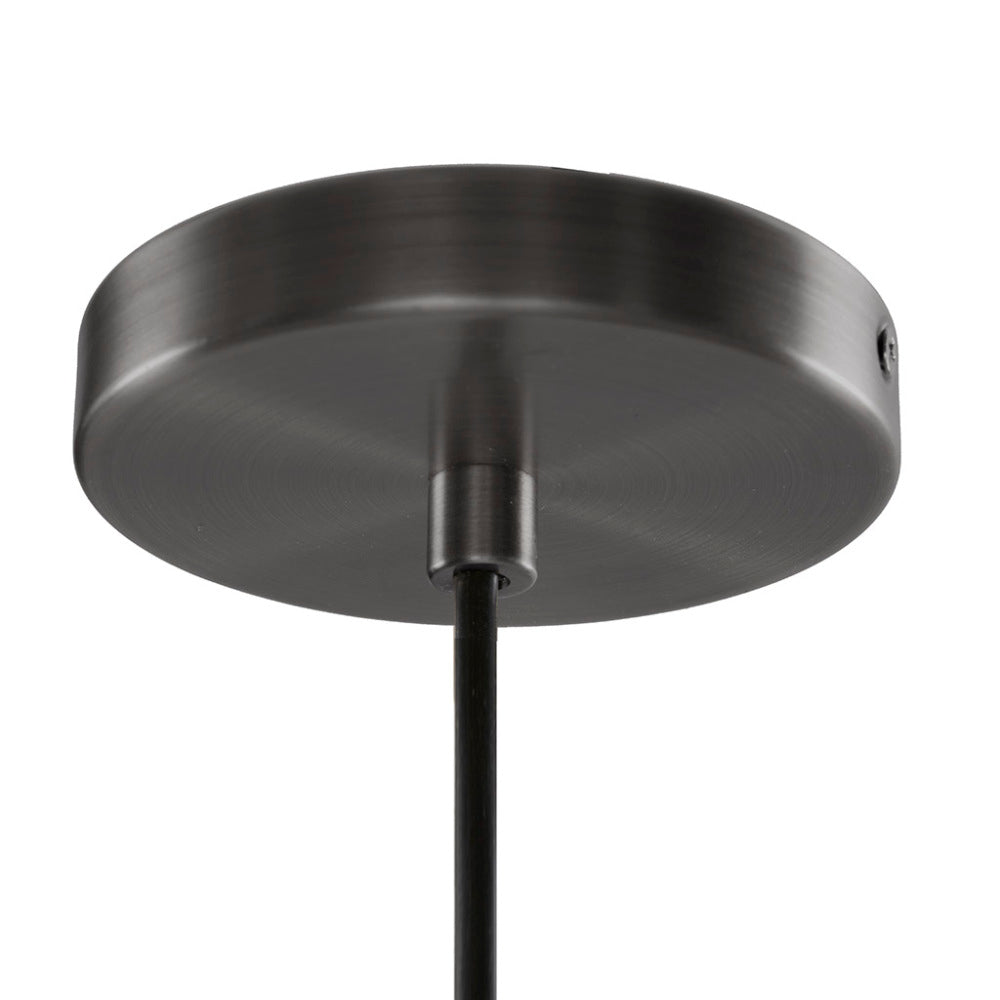 Bell Glass Pendant Light – Gold, Bronze or Silver Metal Base, Clear Glass Shade & Adjustable Cord | 9" Dia