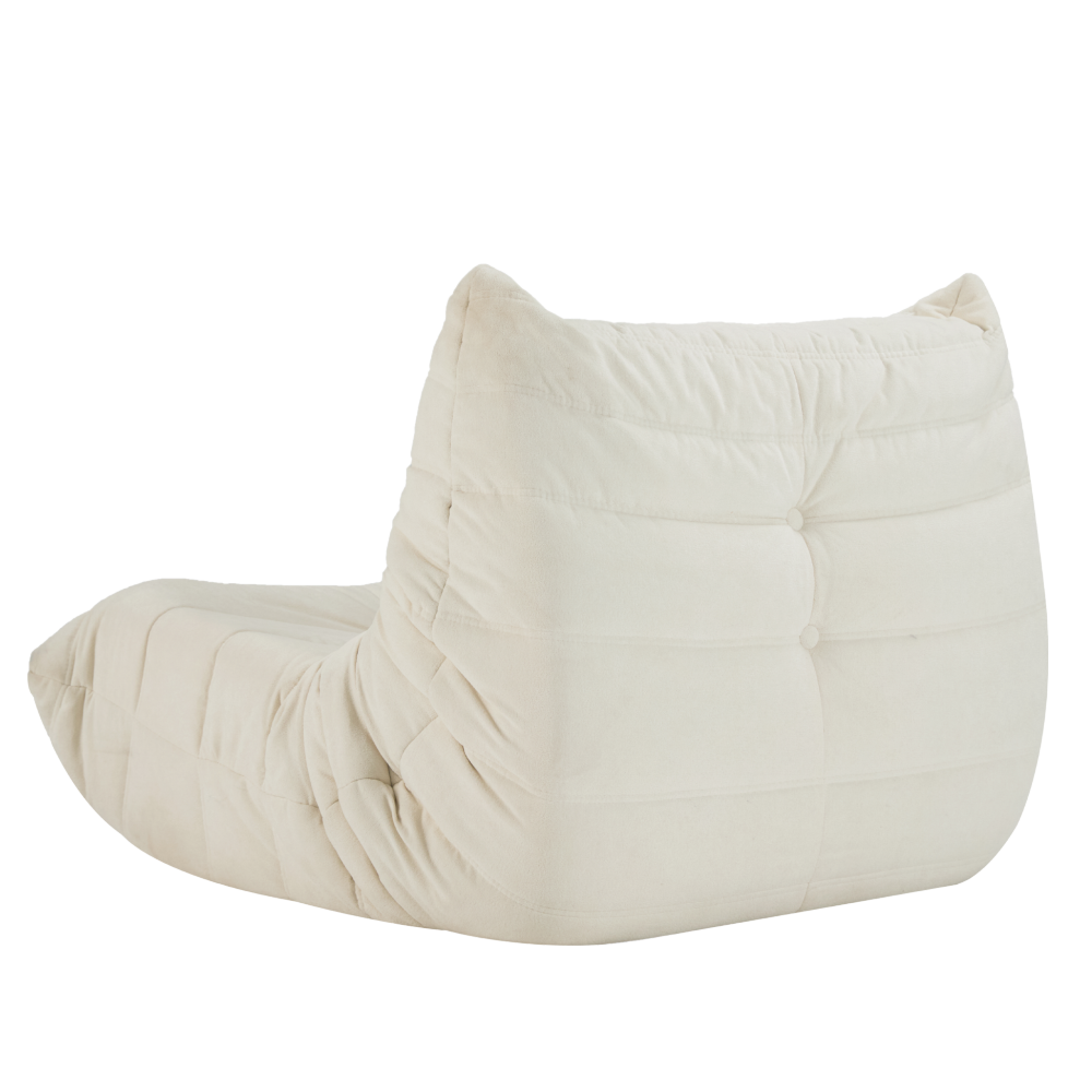 Bean Bag Lounger Chair | No-Assembly Foam-Filled Sofa with Waterproof Three-Proof Fabric — For Living Room, Gaming & Home