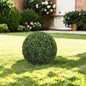 Artificial Topiary Ball Set of 2 | Faux Boxwood Outdoor Spheres, Garden & Porch Décor – 18.5" or 22.4"