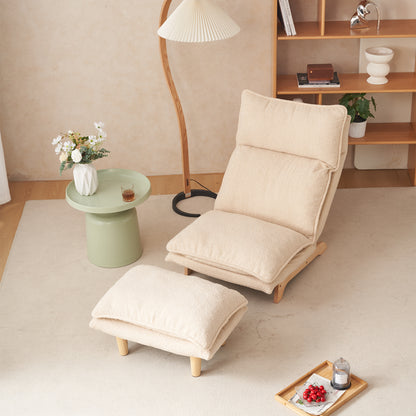 Foldable Recliner Sofa Chair | Ergonomic Lazy Lounge Chair with Adjustable Back & Headrest