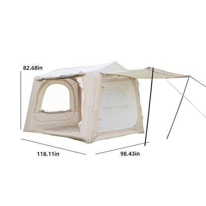 Inflatable SUV Camping Tent | 2-in-1 Tailgate & Standalone Air Tent for 4–6 People, 5-Min Setup, 4-Season Waterproof — Oxford Fabric
