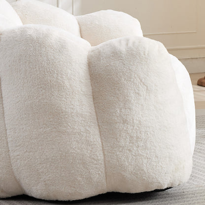 Lotus Bean Bag Sofa Chair | No-Assembly Memory Foam Lounger with Pull Ring & Anti-Fouling Fabric — 6 Colors