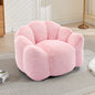 Lotus Bean Bag Sofa Chair | No-Assembly Memory Foam Lounger with Pull Ring & Anti-Fouling Fabric — 6 Colors Pink
