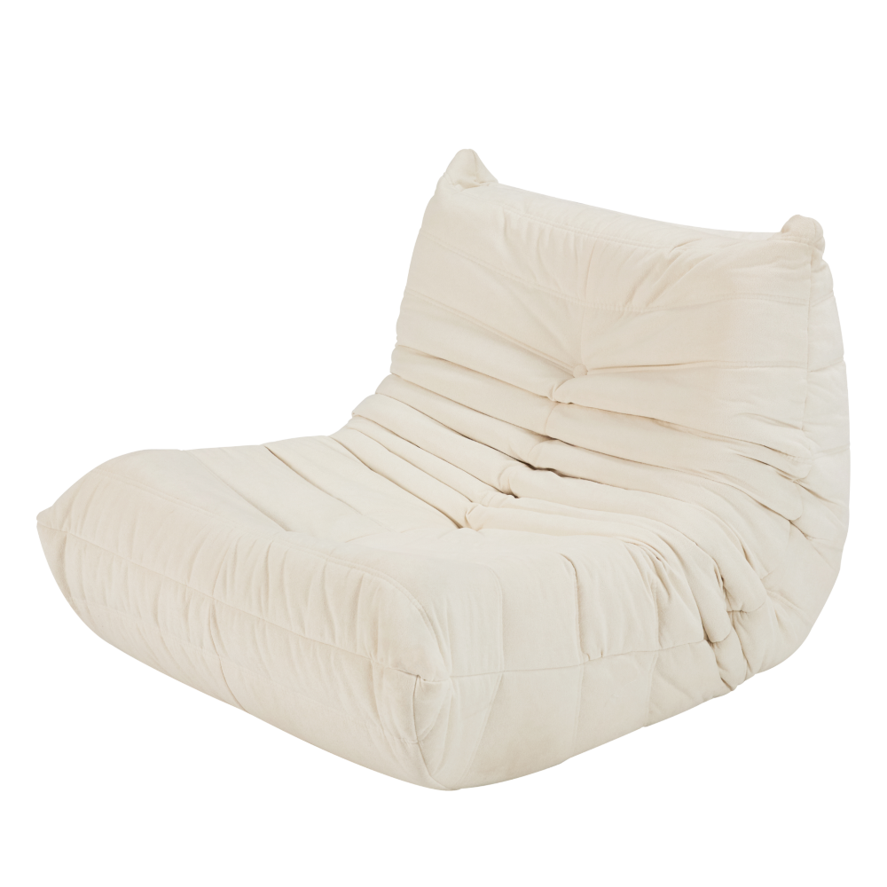 Bean Bag Lounger Chair | No-Assembly Foam-Filled Sofa with Waterproof Three-Proof Fabric — For Living Room, Gaming & Home