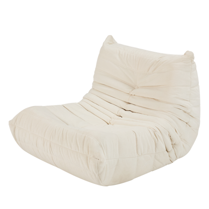 Bean Bag Lounger Chair | No-Assembly Foam-Filled Sofa with Waterproof Three-Proof Fabric — For Living Room, Gaming & Home