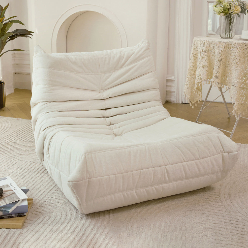 Bean Bag Lounger Chair | No-Assembly Foam-Filled Sofa with Waterproof Three-Proof Fabric — For Living Room, Gaming & Home