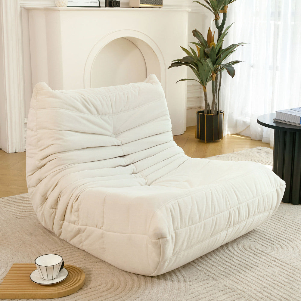Bean Bag Lounger Chair | No-Assembly Foam-Filled Sofa with Waterproof Three-Proof Fabric — For Living Room, Gaming & Home