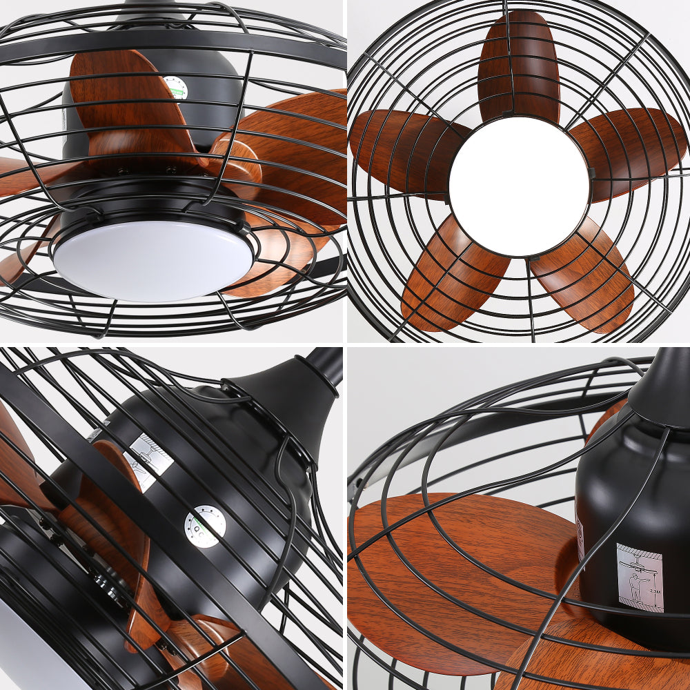 20" Outdoor Ceiling Fan with LED Light & Remote – 18W 3CCT, Reversible DC Motor & Weatherproof | Patio & Pergola