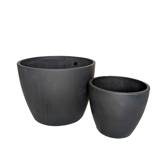 Black & Terracotta Eco Pots – Sustainable Planters
