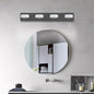 LED Vanity Light Fixture | 3/4/5/6/7-Light Dimmable Bathroom Wall Sconce with Acrylic Shade — Matte Black, 6000K, 42W 4-light