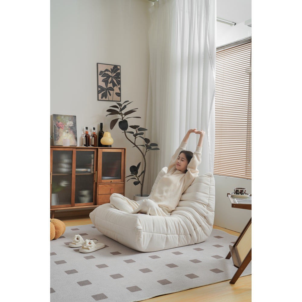Bean Bag Lounger Chair | No-Assembly Foam-Filled Sofa with Waterproof Three-Proof Fabric — For Living Room, Gaming & Home