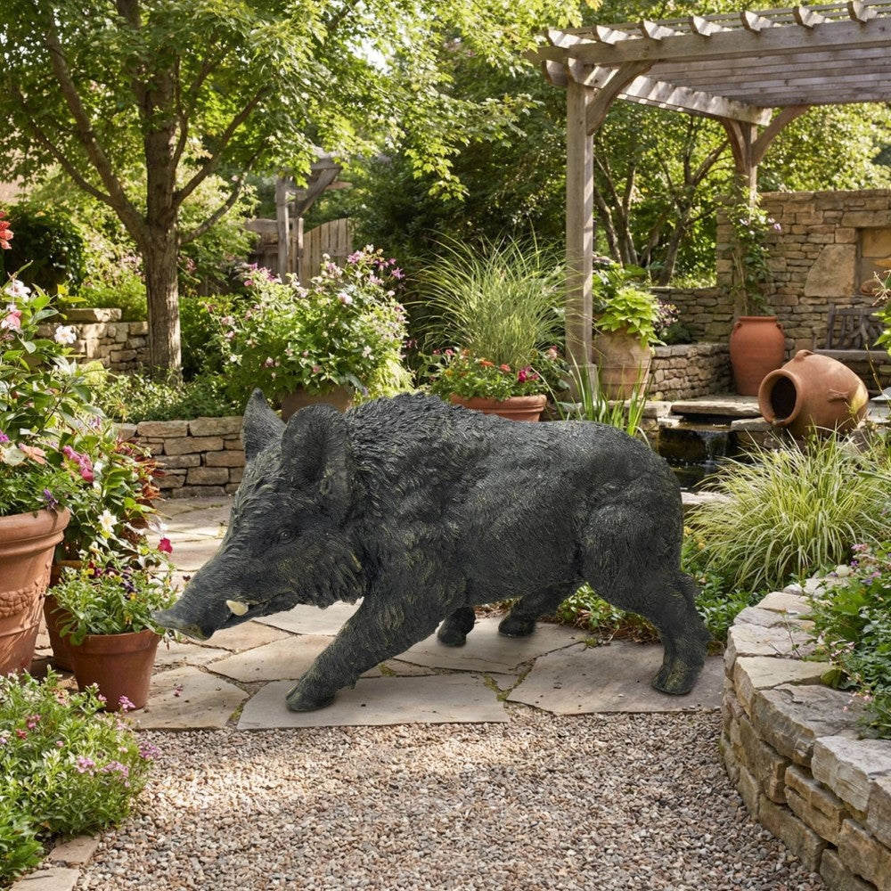 Realistic Wildlife Garden Statues | Hand-Painted Weatherproof Resin Outdoor Sculptures — 6 Designs