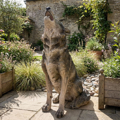 Realistic Wildlife Garden Statues | Hand-Painted Weatherproof Resin Outdoor Sculptures — 6 Designs