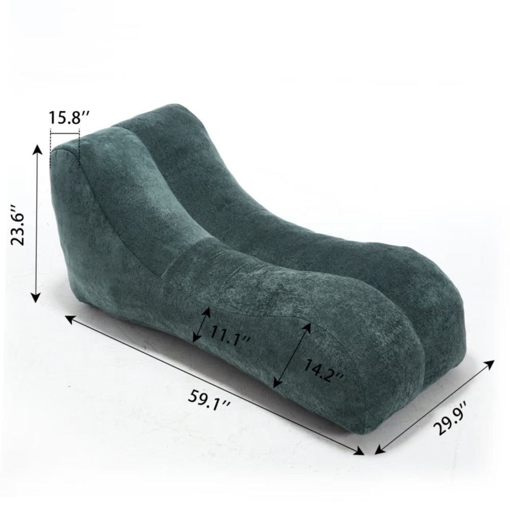 Creative Bean Bag Sofa Chair for Adults | High-Resilience Sponge Fill & 100% Polyester Fabric — For Gaming, Reading & Lounging