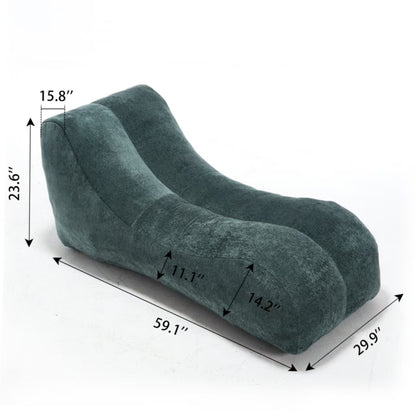 Creative Bean Bag Sofa Chair for Adults | High-Resilience Sponge Fill & 100% Polyester Fabric — For Gaming, Reading & Lounging