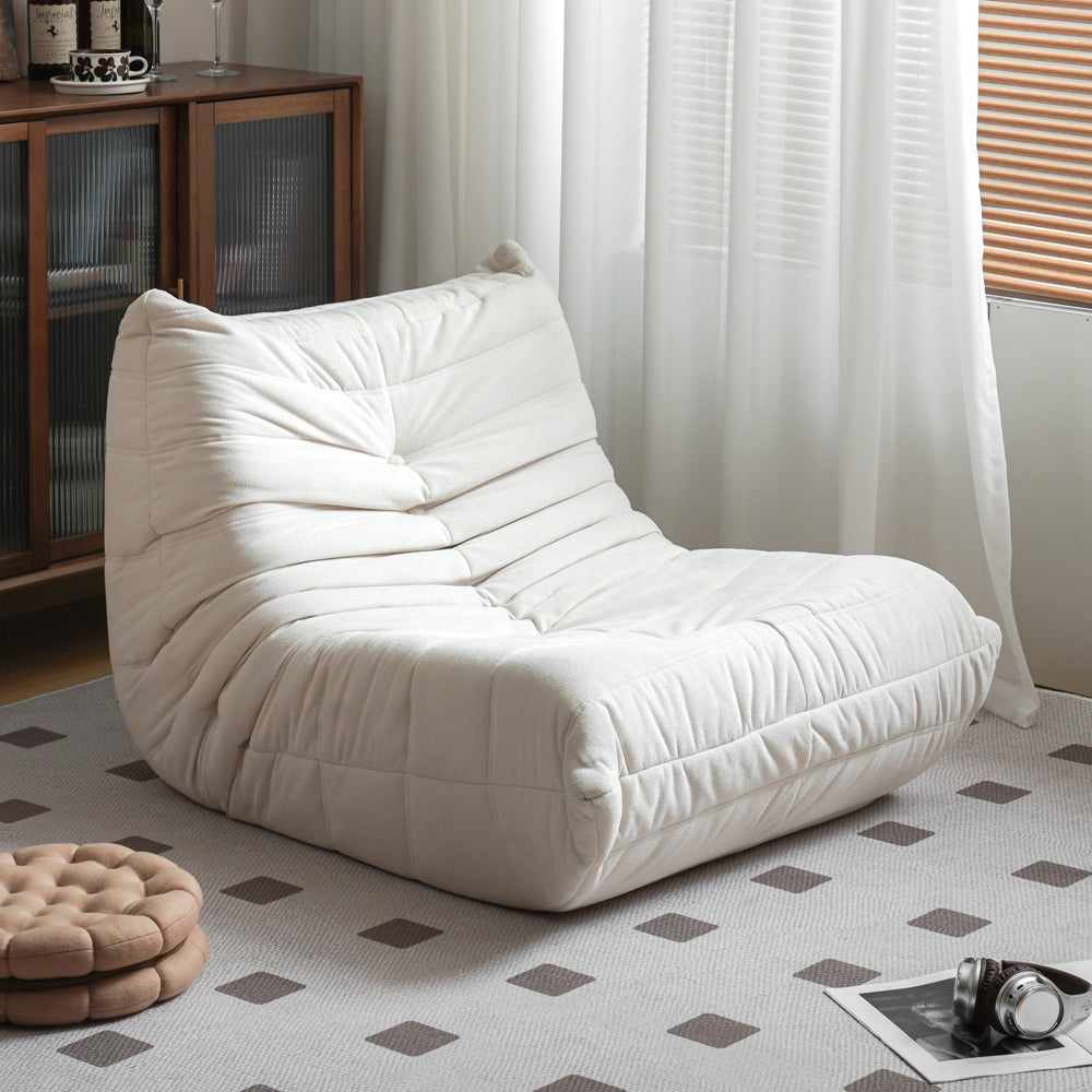 Bean Bag Lounger Chair | No-Assembly Foam-Filled Sofa with Waterproof Three-Proof Fabric — For Living Room, Gaming & Home