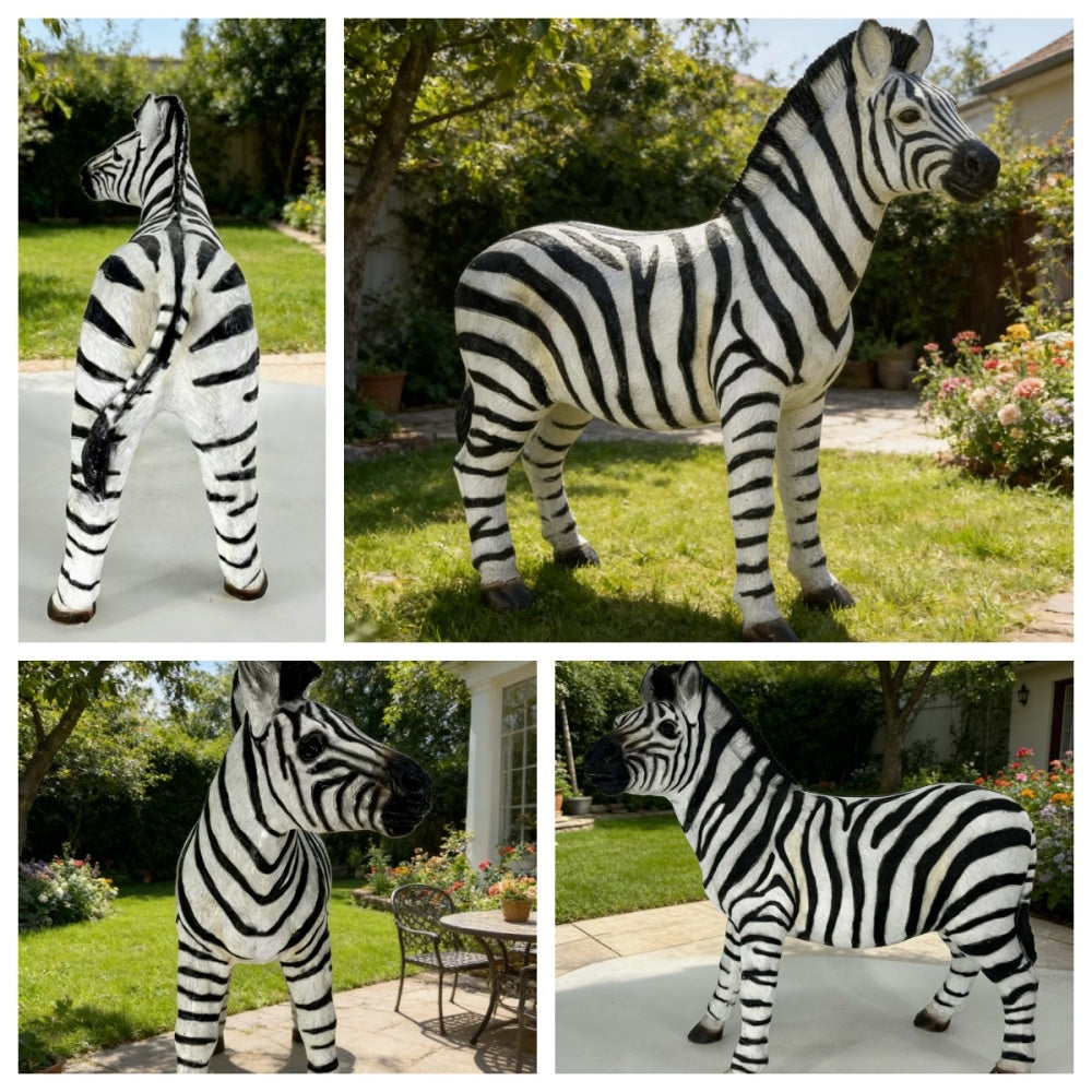 Realistic Wildlife Garden Statues | Hand-Painted Weatherproof Resin Outdoor Sculptures — 6 Designs