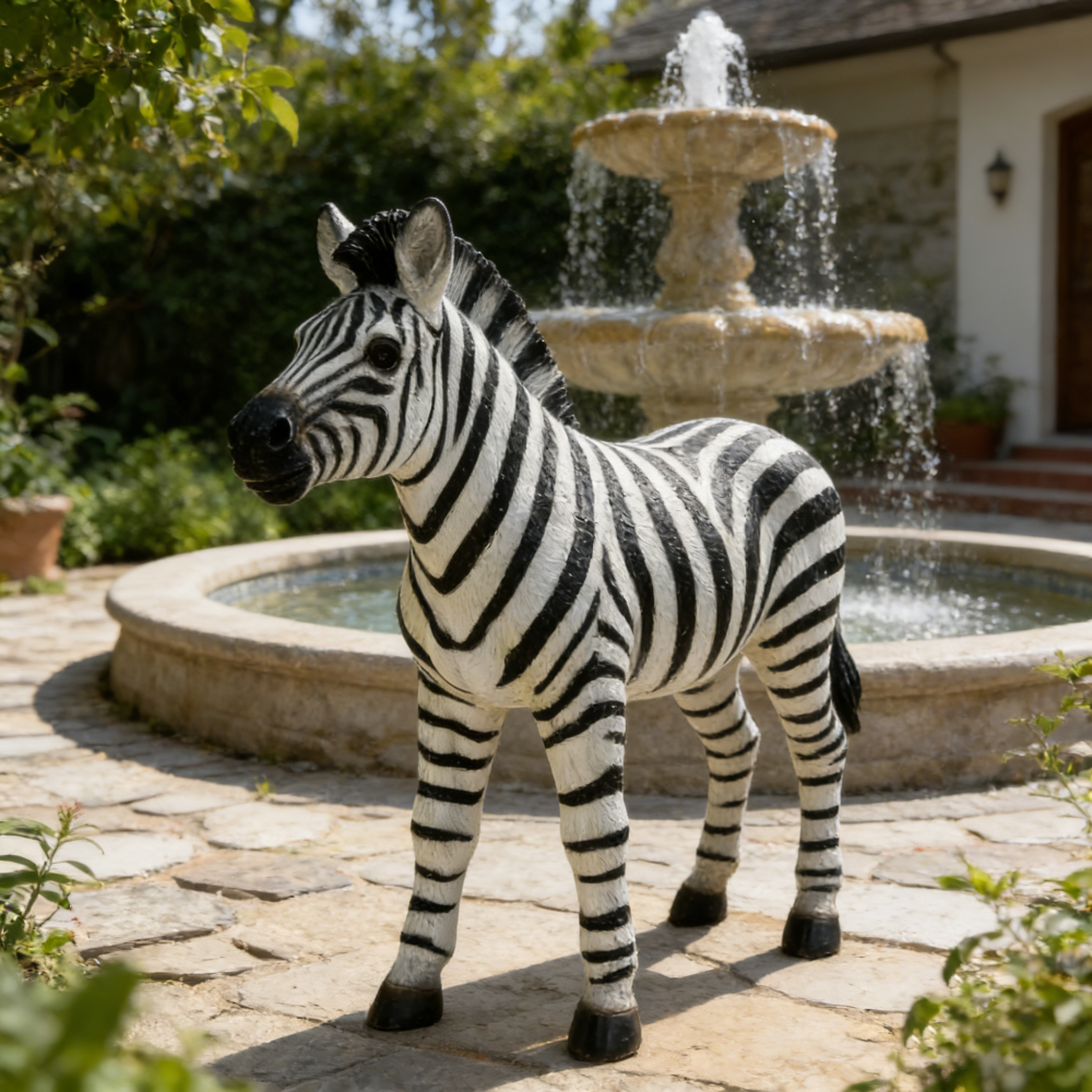 Realistic Wildlife Garden Statues | Hand-Painted Weatherproof Resin Outdoor Sculptures — 6 Designs