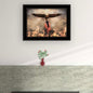 "Blaze of Glory" Framed Wall Art by Lori Deiter | Bold Nature Print, Black Frame