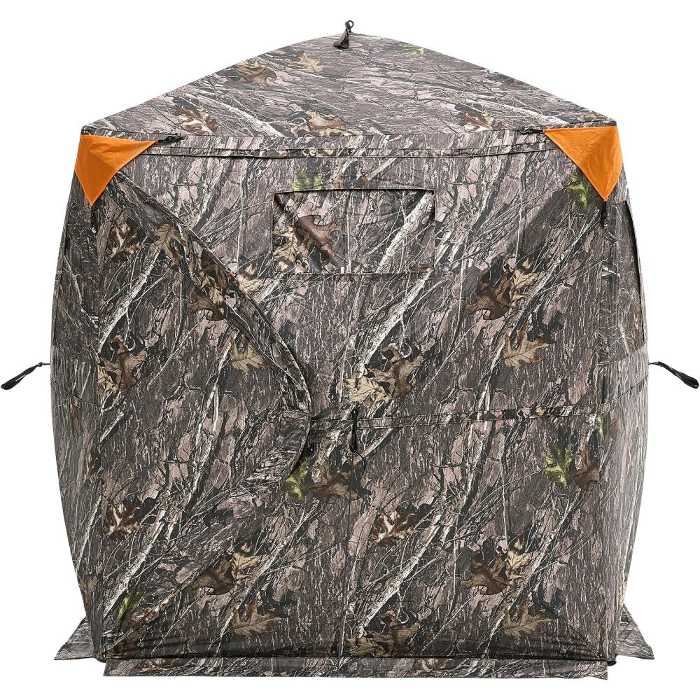 270° See-Through Hunting Blind | 1–2 Person Pop-Up Ground Blind for Deer & Turkey with Carry Bag