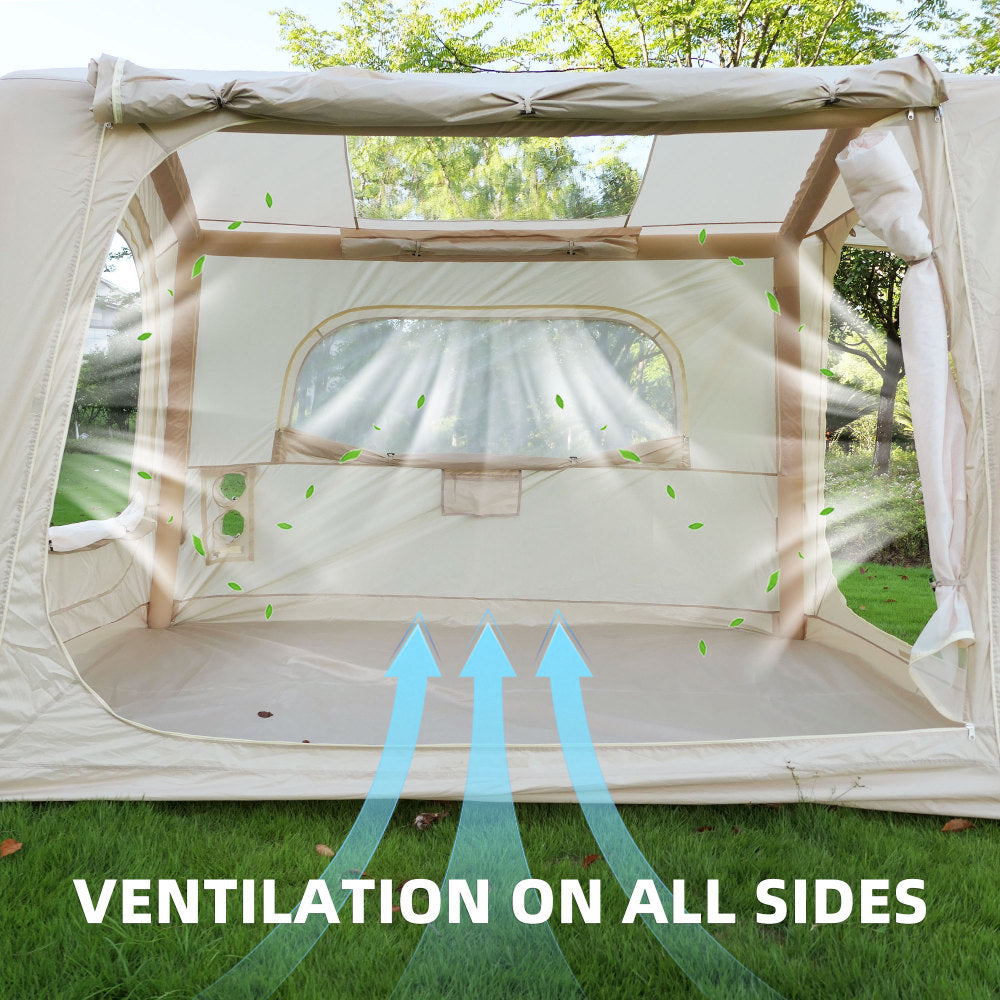 Inflatable SUV Camping Tent | 2-in-1 Tailgate & Standalone Air Tent for 4–6 People, 5-Min Setup, 4-Season Waterproof — Oxford Fabric