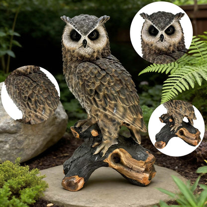 Realistic Wildlife Garden Statues | Hand-Painted Weatherproof Resin Outdoor Sculptures — 6 Designs
